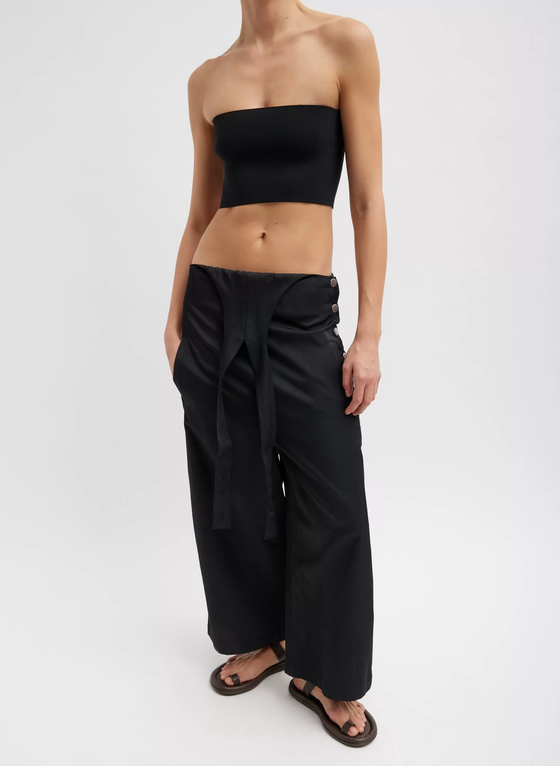 Fashion Tibi Bandeau Black