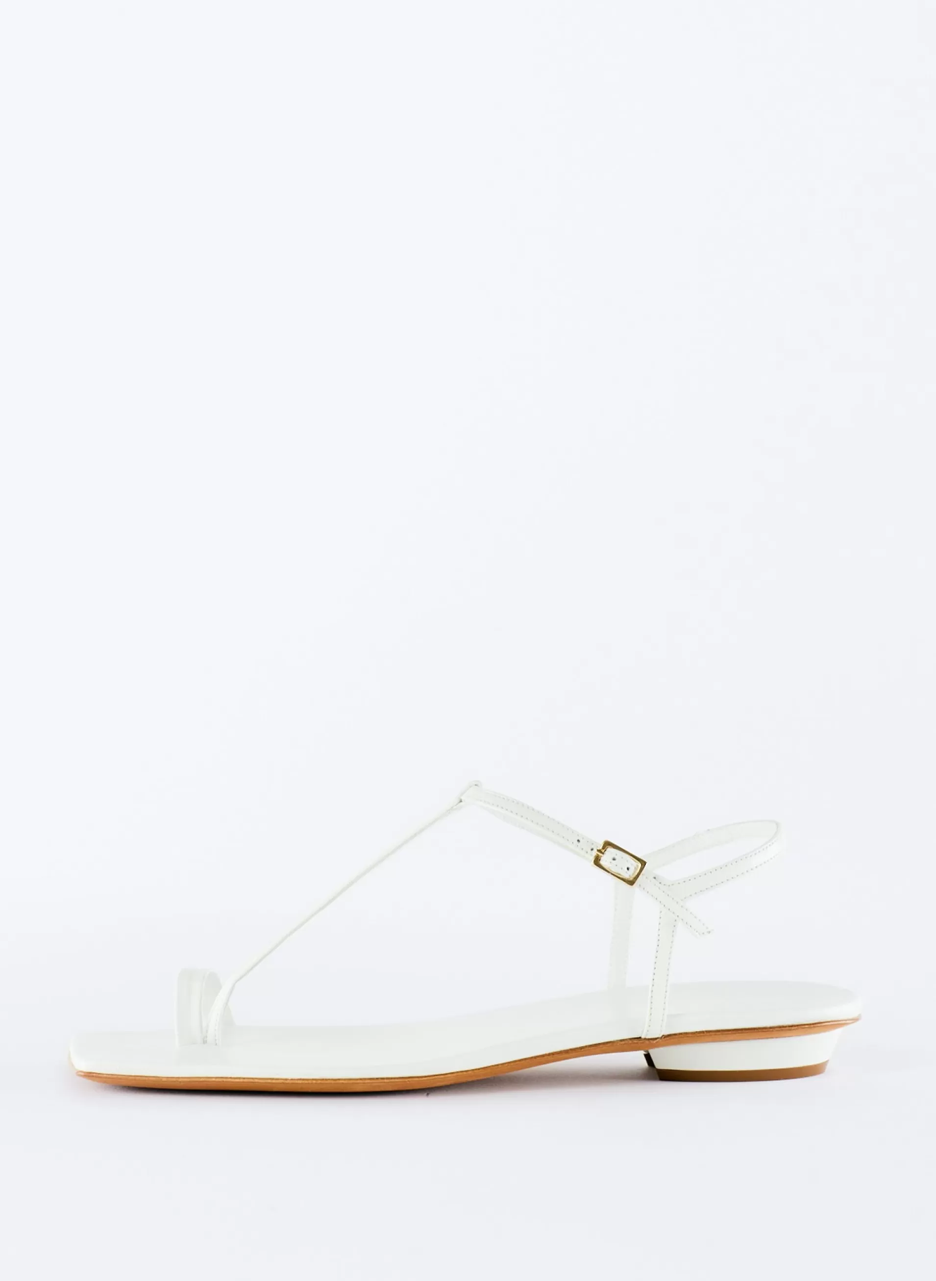 Sale Tibi Barry Kidskin Sandal Optic White