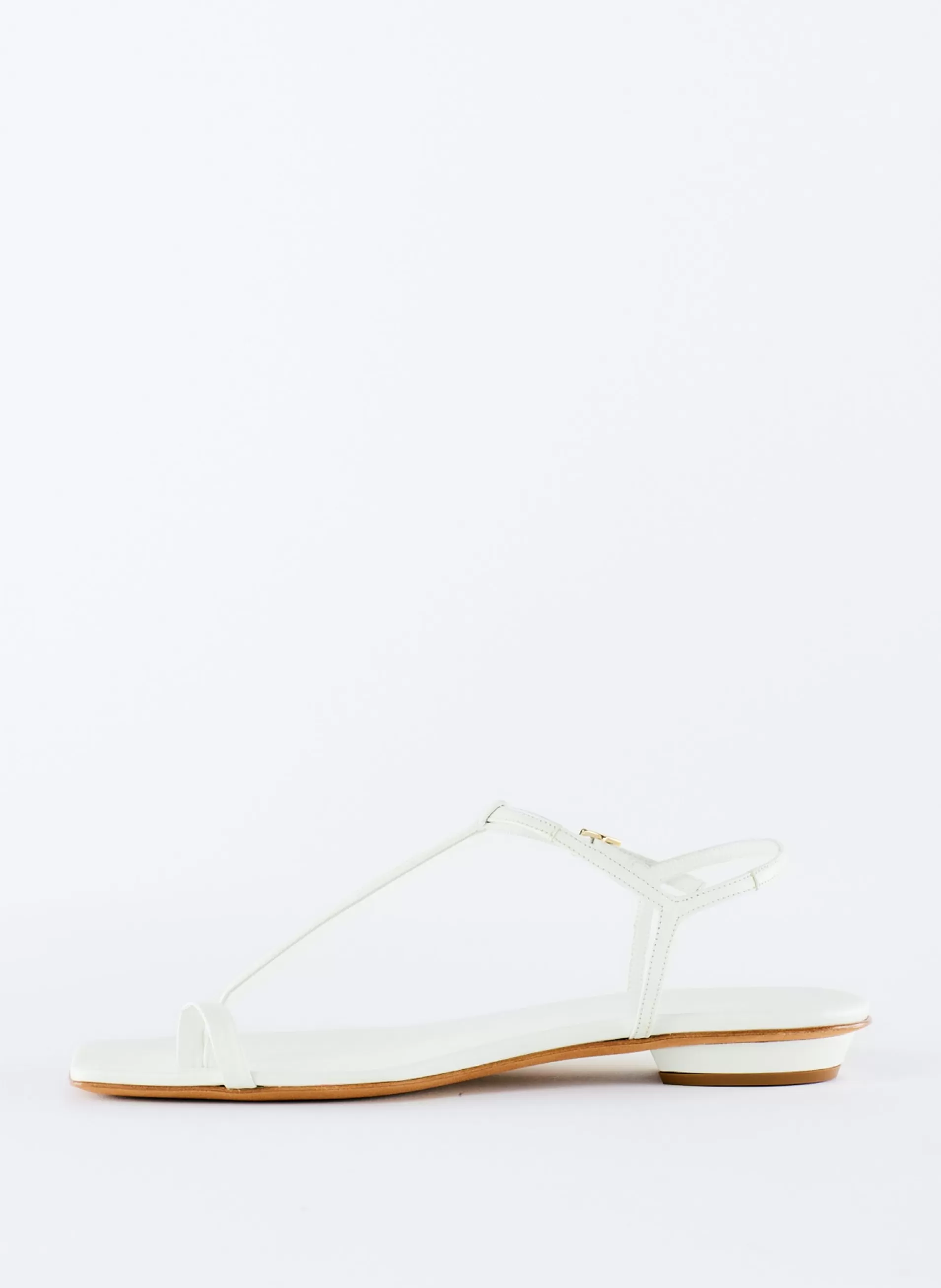 Sale Tibi Barry Kidskin Sandal Optic White