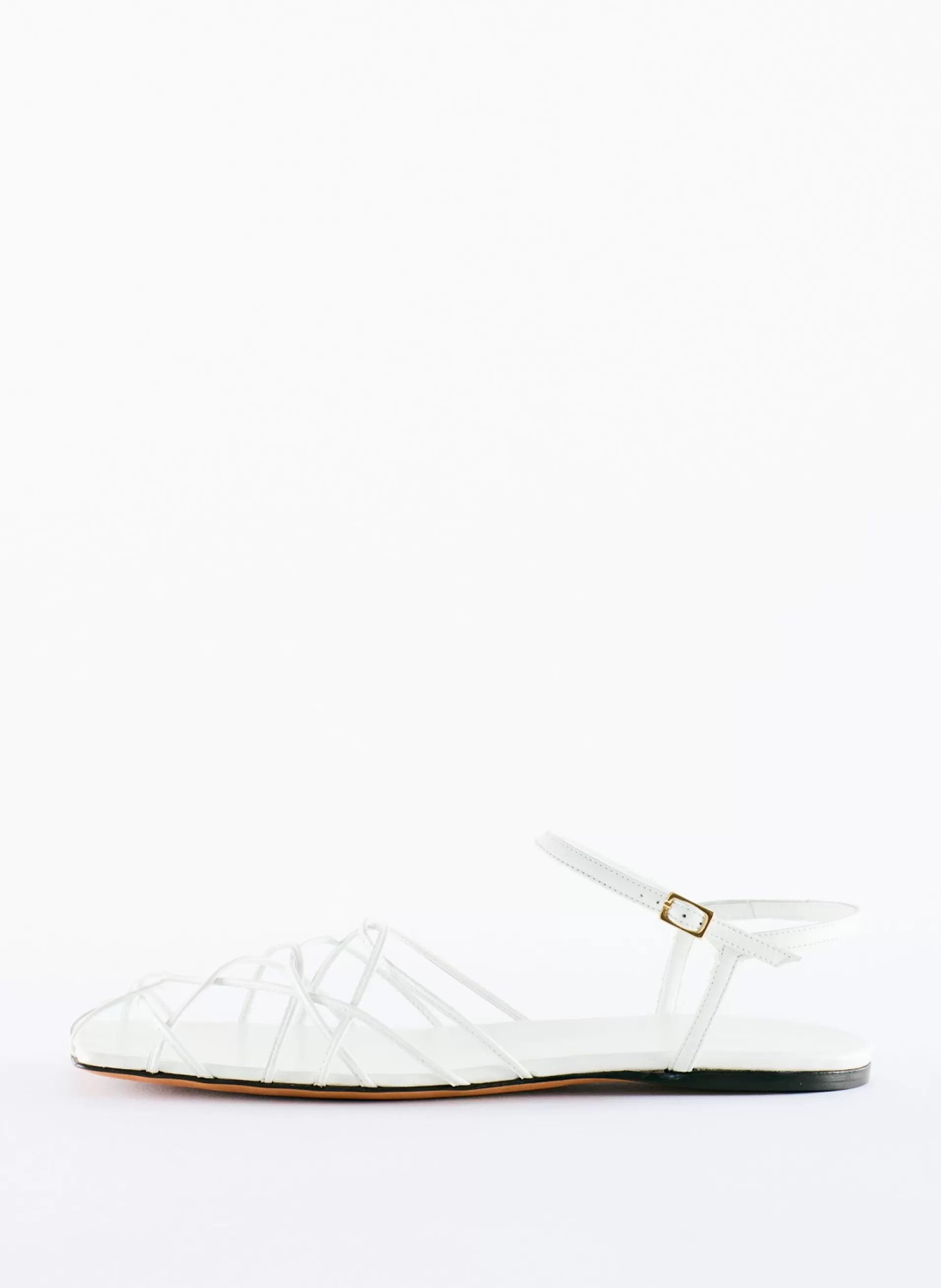 Fashion Tibi Berneice Kidskin Sandal Optic White
