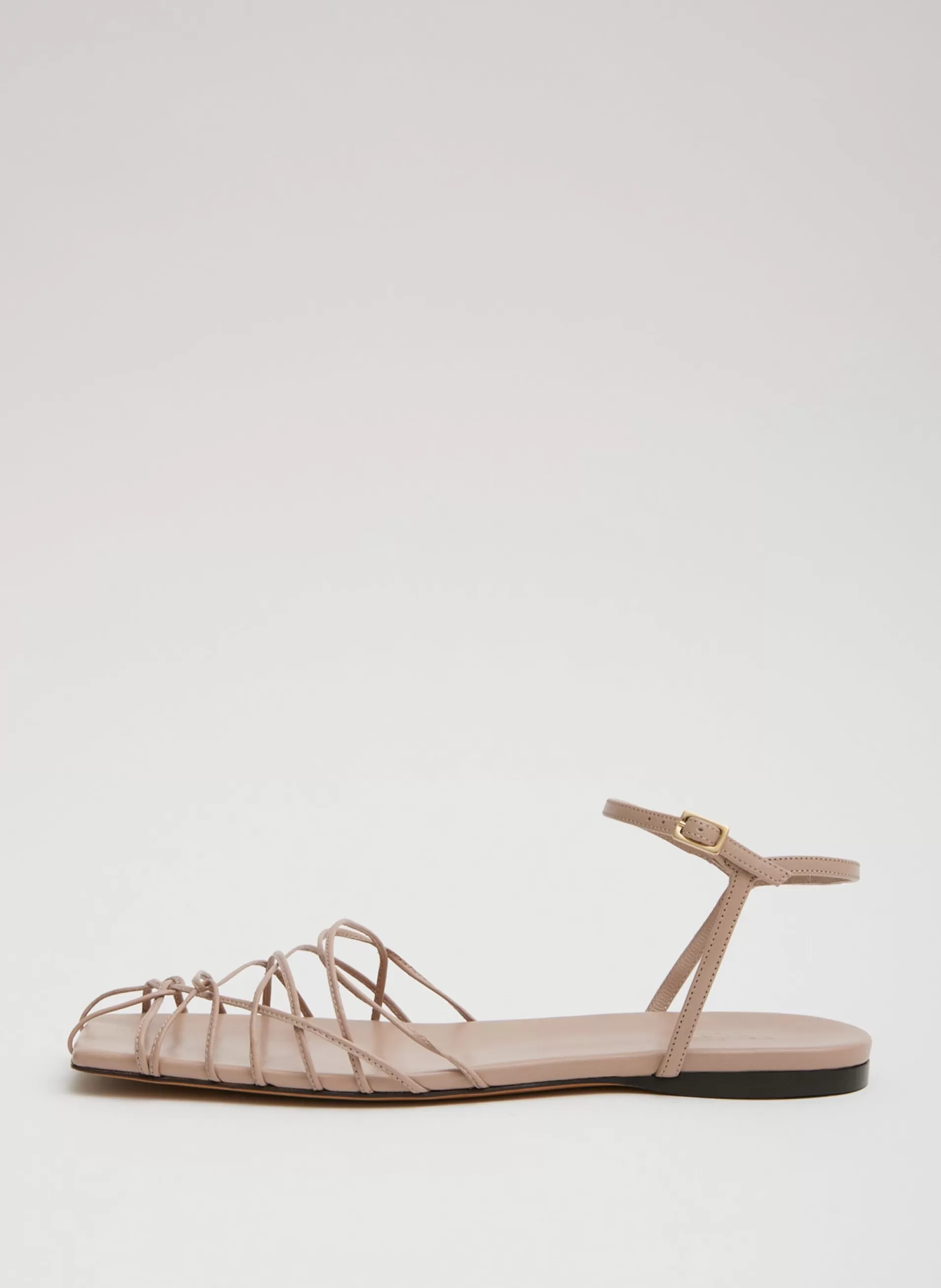Hot Tibi Berneice Kidskin Sandal Nude