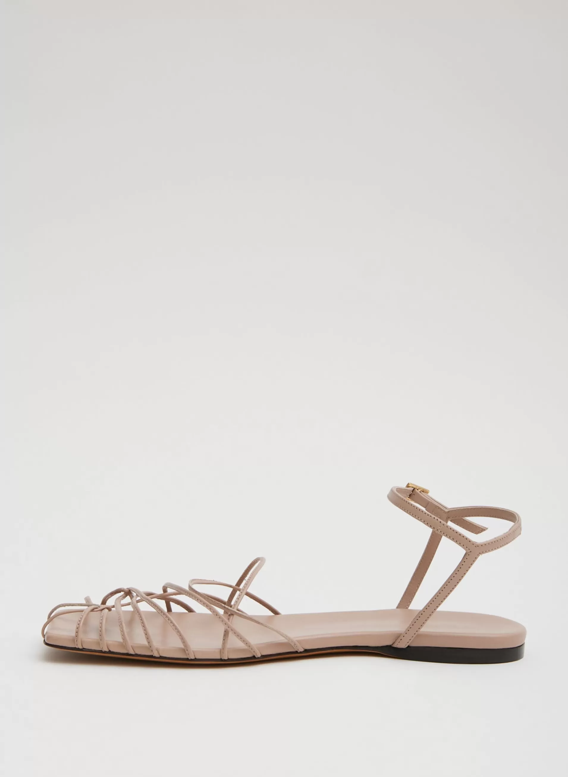 Hot Tibi Berneice Kidskin Sandal Nude