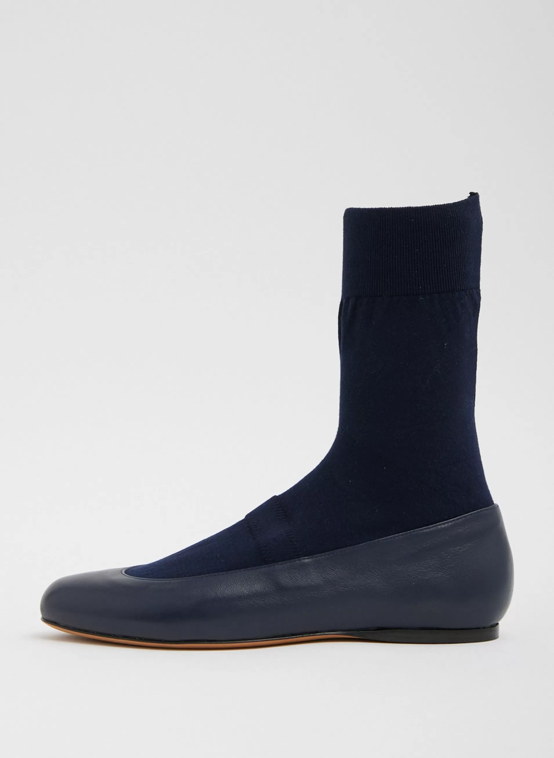 Fashion Tibi Borg Sock Shoe Navy