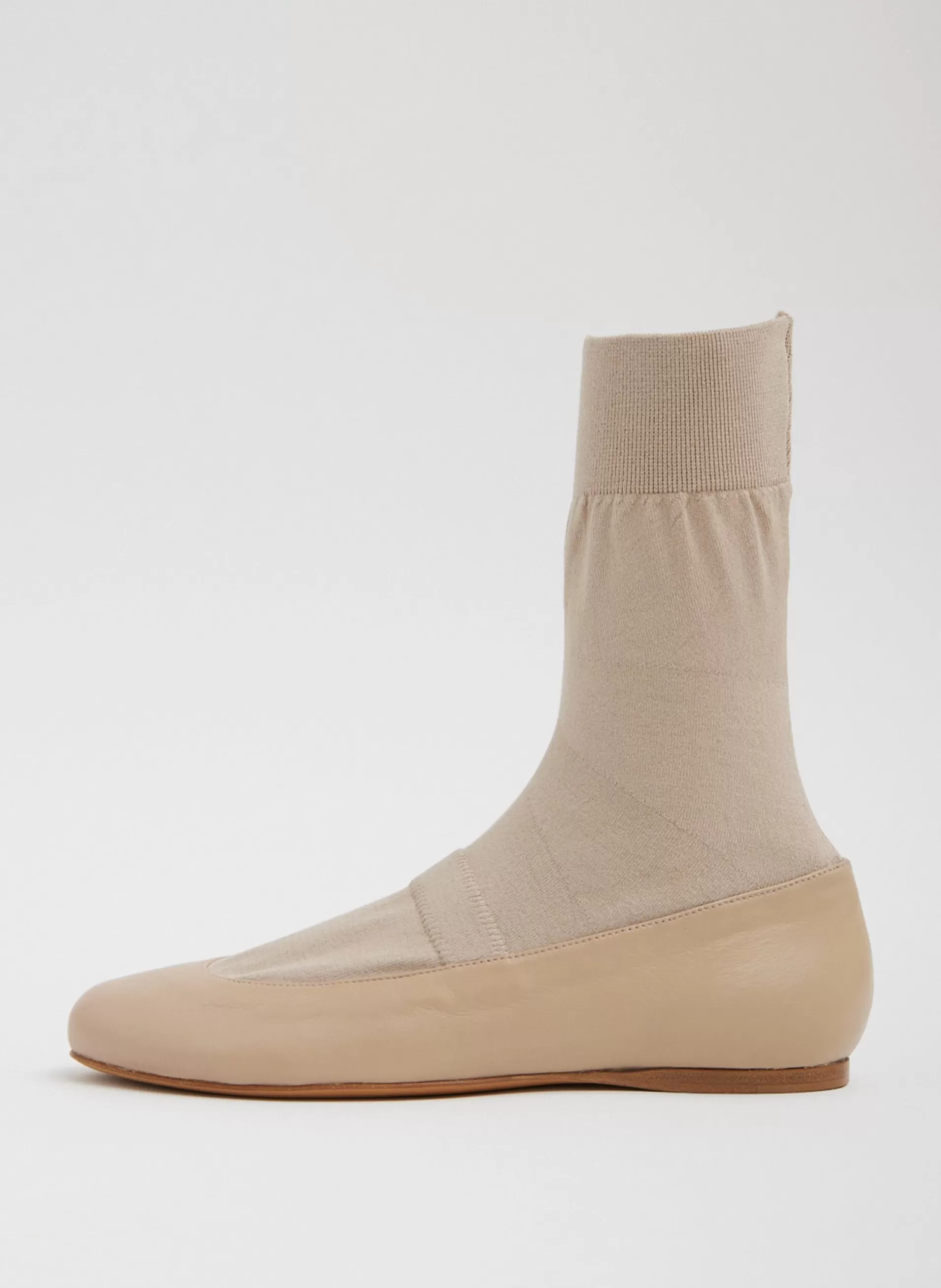 Hot Tibi Borg Sock Shoe Nude