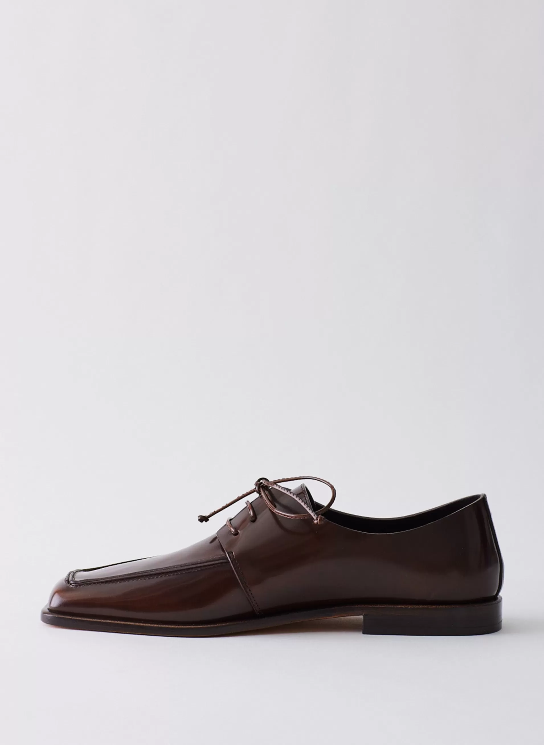 Fashion Tibi Brody Square Toe Loafer Espresso