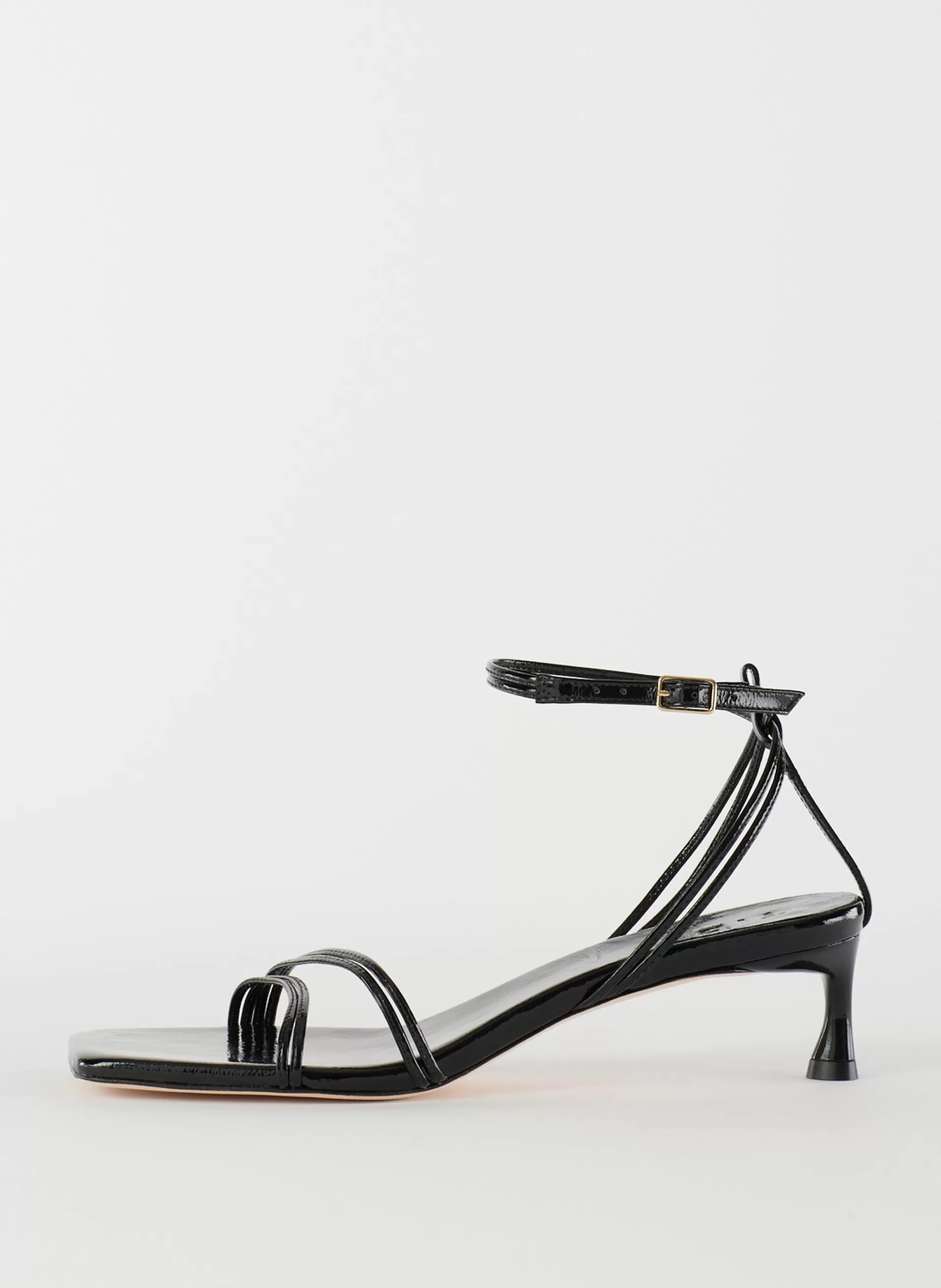 Outlet Tibi Harper Naplack Sandal Black