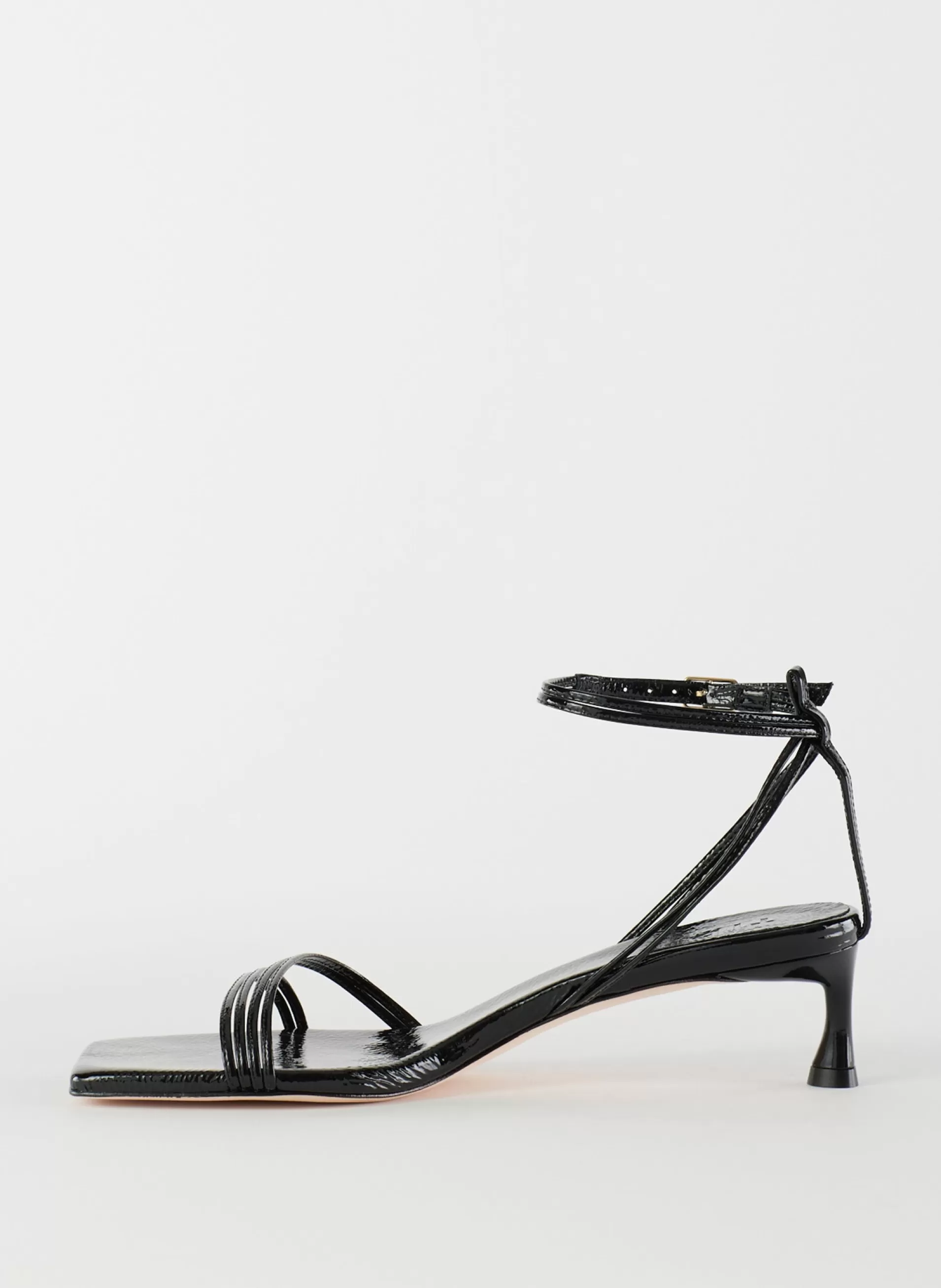 Outlet Tibi Harper Naplack Sandal Black