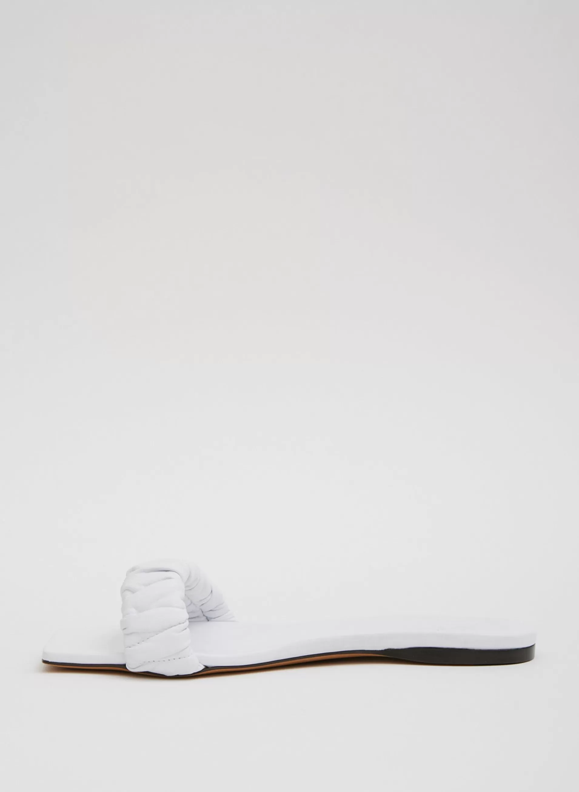 Discount Tibi Jordan Nappa Sandal Optic White
