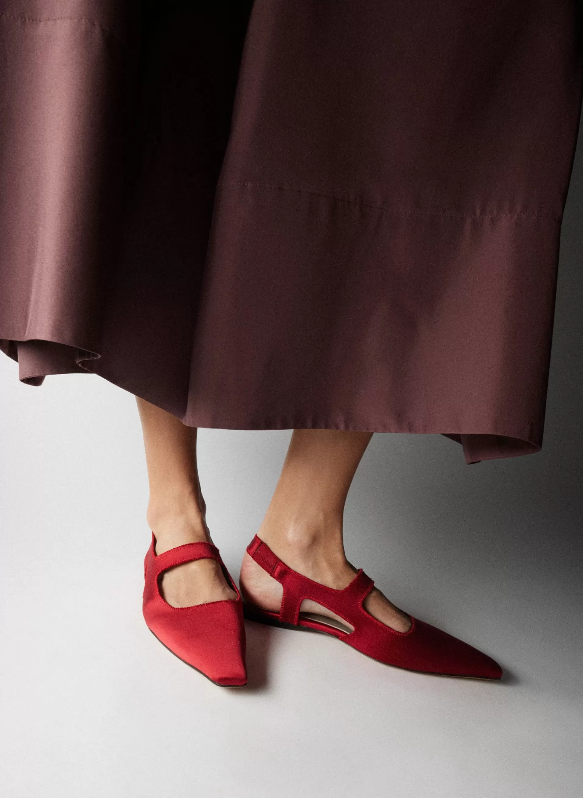 Clearance Tibi Malcolm Flat Red