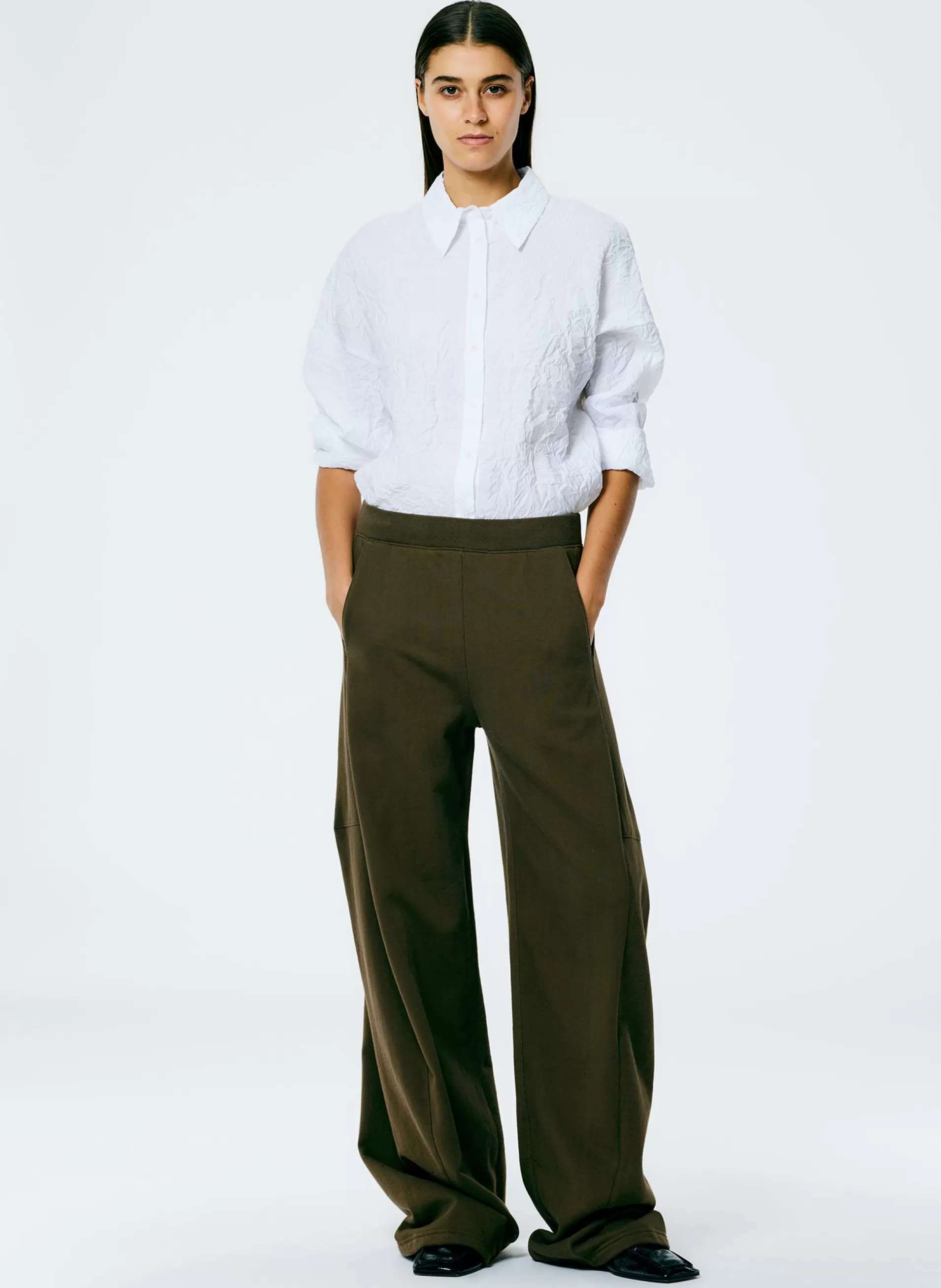 Best Tibi Winslow Sweatpant - Petite Wood